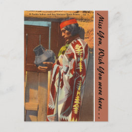 new mexico, Pueblo Indian, San Ildefonso Pueblo Vykort