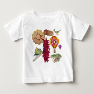 New mexico Red Chile Pinõn Zia Luftballong T Shirt