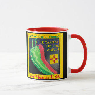 New mexico Red eller Grönt Chile-kaffe Kopp Mugg