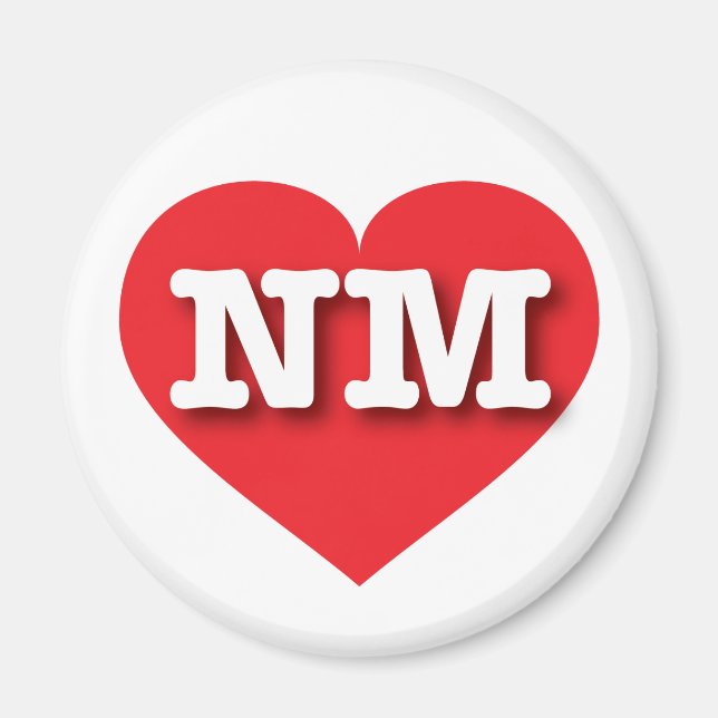 New mexico Red Heart - I kärlek NM Magnet (Framsidan)