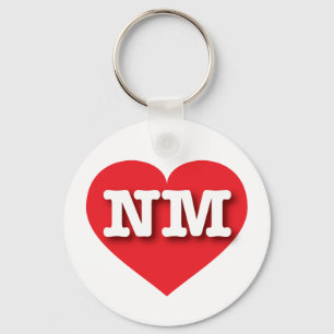 New mexico Red Heart - I kärlek NM Nyckelring