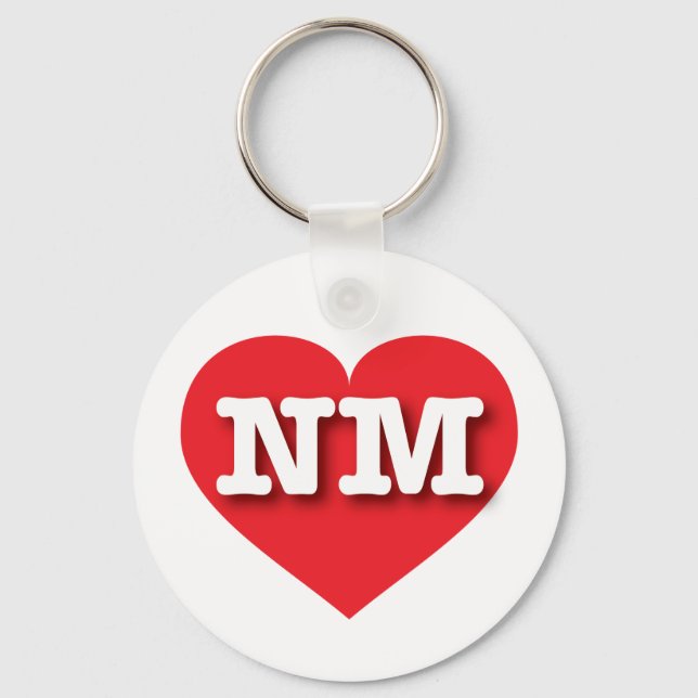New mexico Red Heart - I kärlek NM Nyckelring (Framsida)