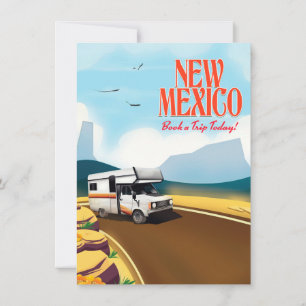 New Mexico Resemålning affisch Inbjudningar