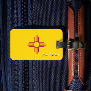 New mexico-resgodsflaggor, patriotiska New mexico Bagagebricka
