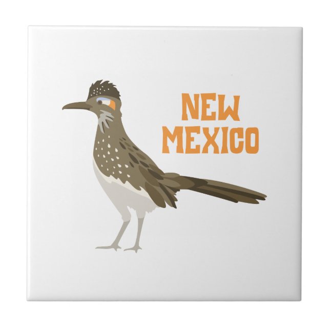 New mexico Roadrunner Kakelplatta (Framsidan)