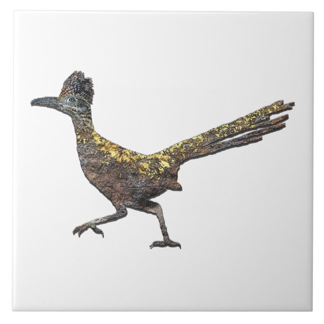 New mexico Roadrunner Kakelplatta (Framsidan)