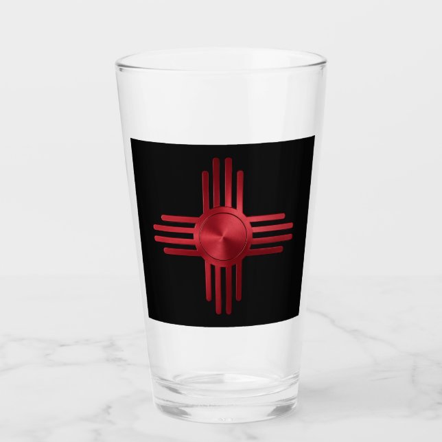 New Mexico Röd  Glaskopp (Framsida)
