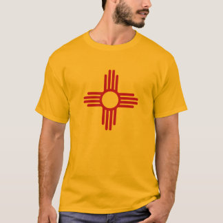 New Mexico Röd Solskjorta T Shirt