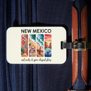 New mexico - Röda Sten &, -kyss-Himmel Bagagebricka