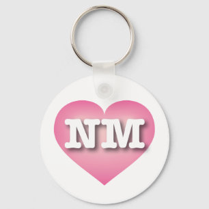 New mexico Rosa Fade Heart - I kärlek NM Nyckelring
