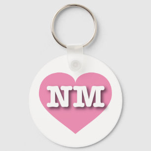 New mexico Rosa Heart - I kärlek NM Nyckelring