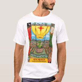 new mexico Roswell Alien Funny Luftballong Zia T Shirt