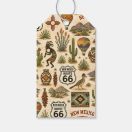 New Mexico Route 66 Fiesta Trails Presentetikett