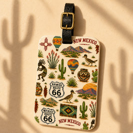 New Mexico Route 66 Vandringslust Bagagebricka