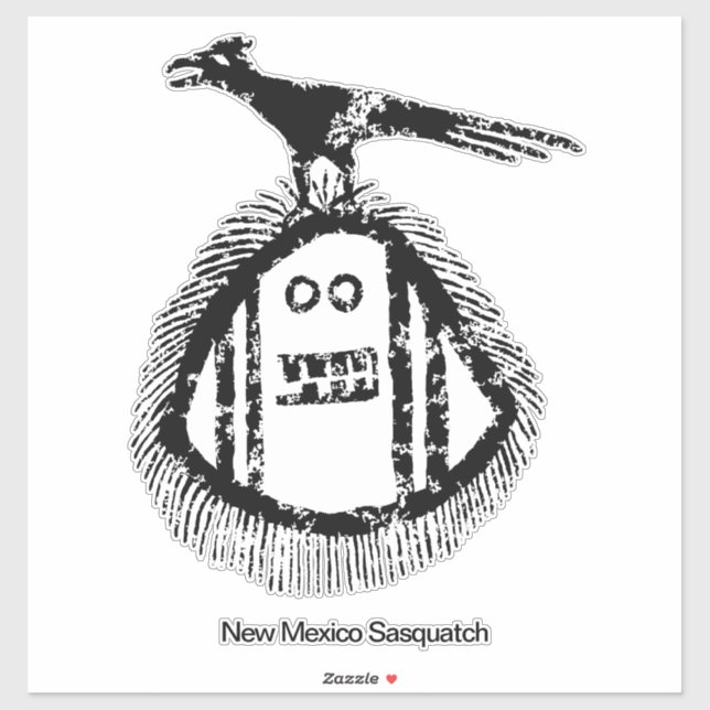 New mexico Sasquatch Klistermärken (Ark)