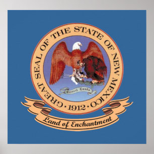 new mexico Seal Poster