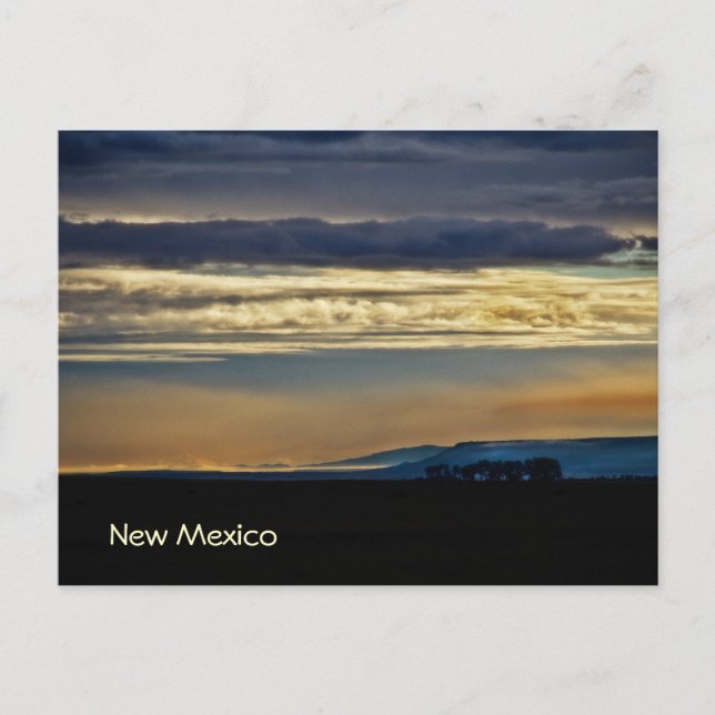 New mexico Skyline Vykort (Framsida)