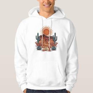 New Mexico Southwest Öken Hoodie