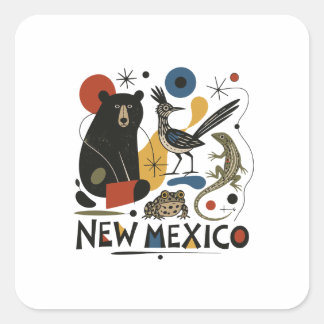 New Mexico Southwest Spirit Fyrkantigt Klistermärke