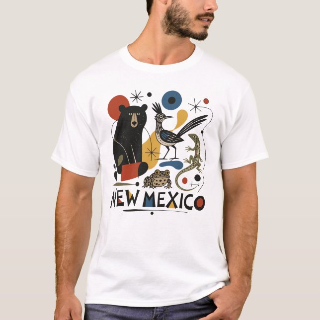 New Mexico Southwest Spirit T Shirt (Framsida)