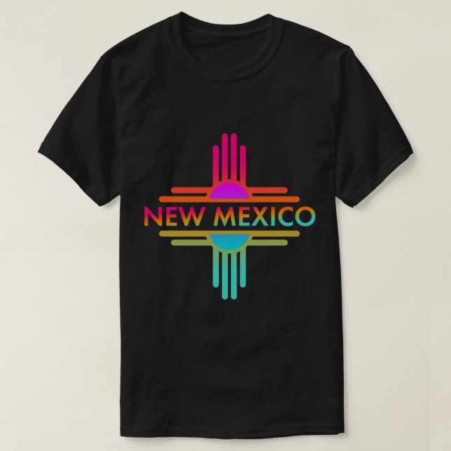 New mexico-stat Zia-symbolsymboldesignsvensk T Shirt (Design framsida)