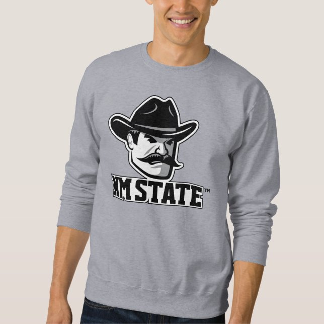 New Mexico State Aggies Lång Ärmad Tröja (Framsida)