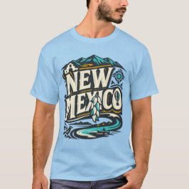 New Mexico State Heritage Land of Enchantment Art T Shirt