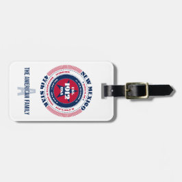 New mexico State Personlig Gift Luggage Tag Bagagebricka