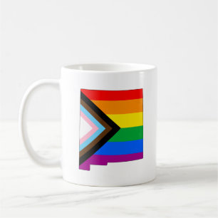 New Mexico State Pride HBTQ+ Progress Pride Kaffemugg