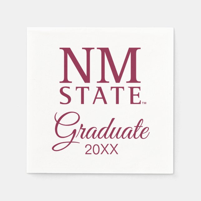 New Mexico State University Graduation Pappersservett (Framsidan)