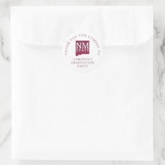 New Mexico State University Graduation Runt Klistermärke