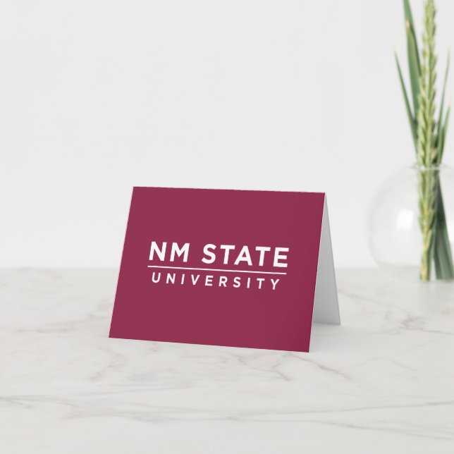 New Mexico State University:s examen Tack Kort (Framsida)