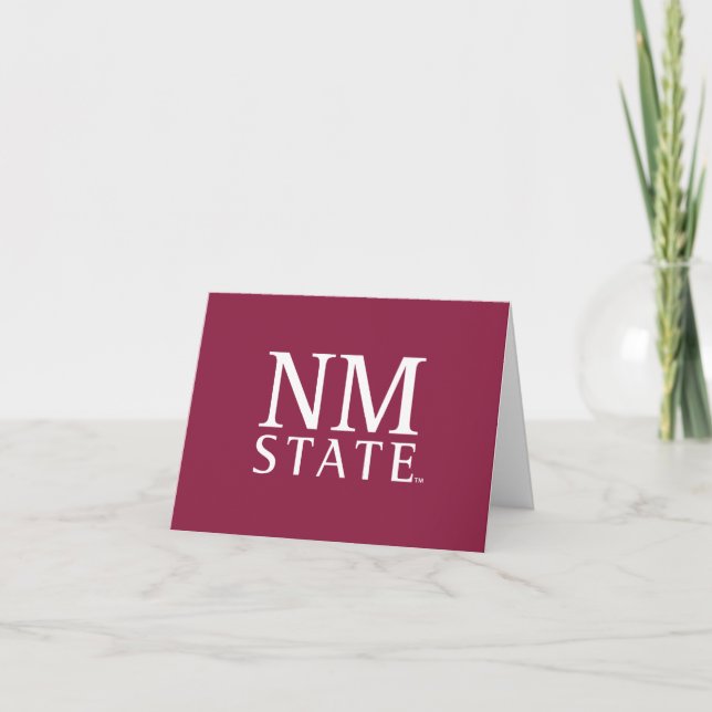 New Mexico State University:s examen Tack Kort (Framsida)