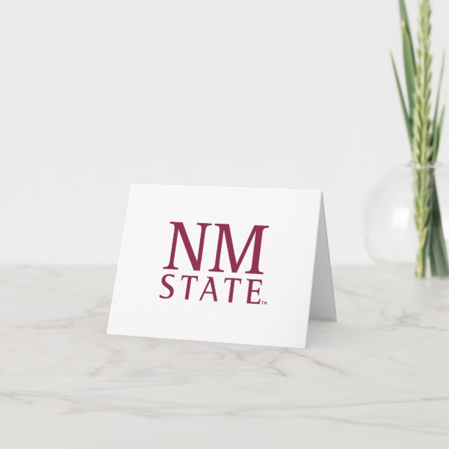 New Mexico State University:s examen Tack Kort (Framsida)