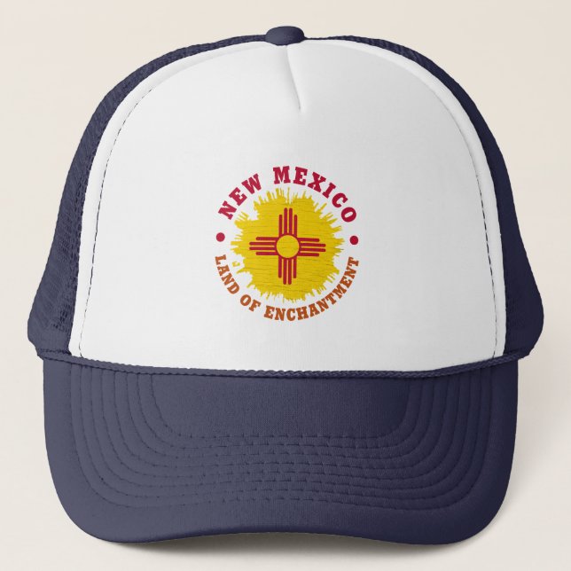 NEW MEXICO STATFLAGG KOLLSKÅP KEPS (Framsida)