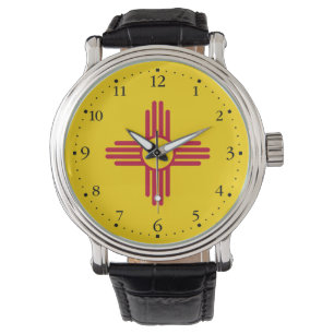 New mexico Statlig flagga Armbandsur