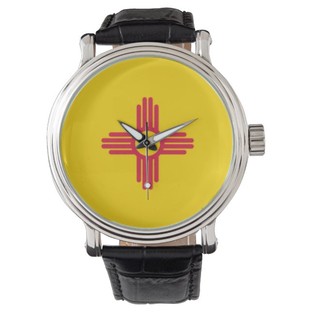 New mexico Statlig flagga Armbandsur (Framsida)