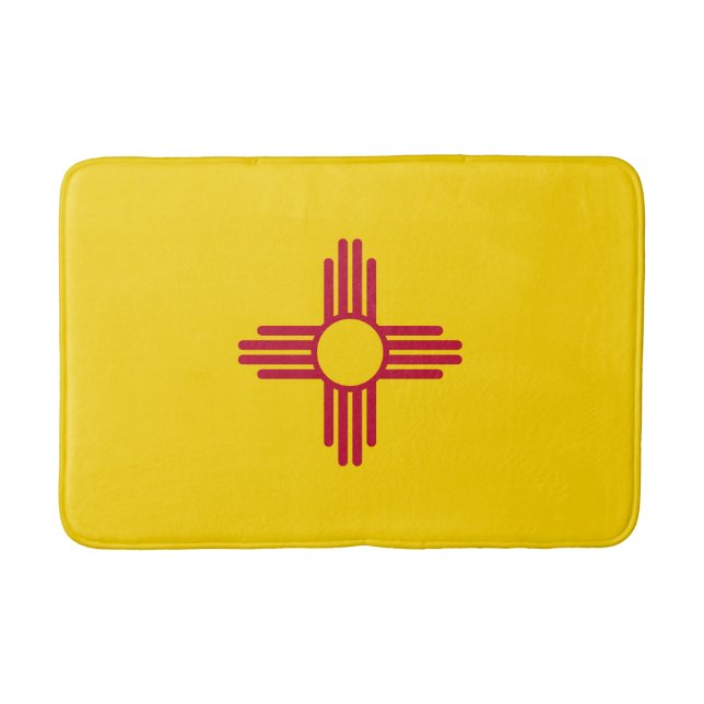 New mexico Statlig flagga Badrumsmatta (Framsidan)