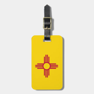 New mexico Statlig flagga Bagagebricka