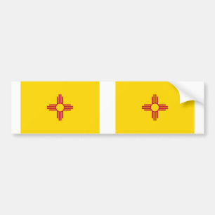 New mexico statlig flagga bildekal