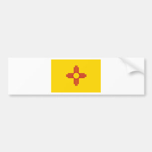 new mexico Statlig flagga Bildekal