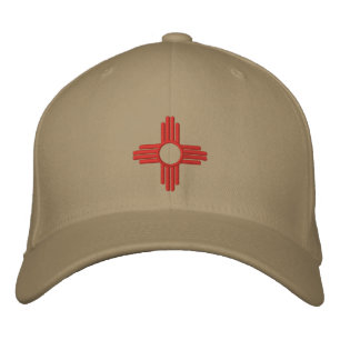 New mexico Statlig flagga Broderad Keps