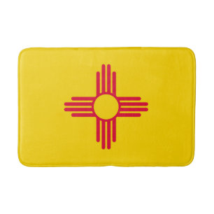 New mexico Statlig flagga design Badrumsmatta