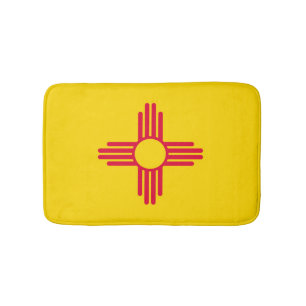 New mexico Statlig flagga design Badrumsmatta
