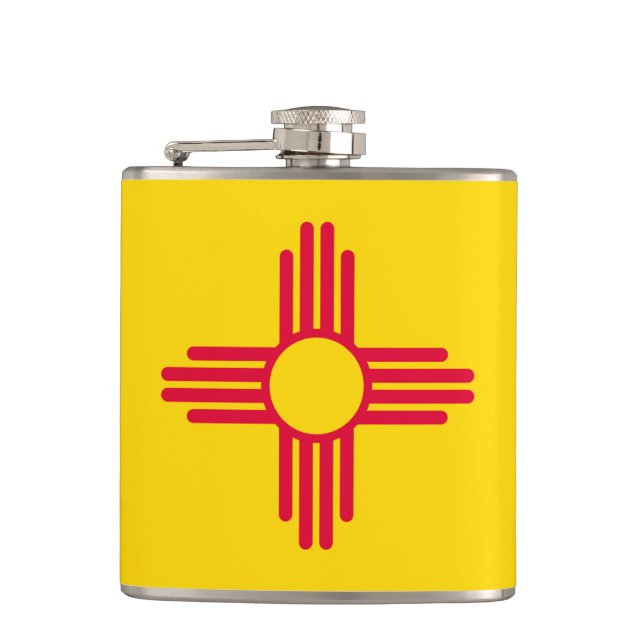 New mexico Statlig flagga design Fickplunta (Framsidan)