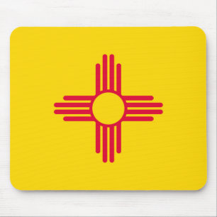New mexico Statlig flagga design Musmatta