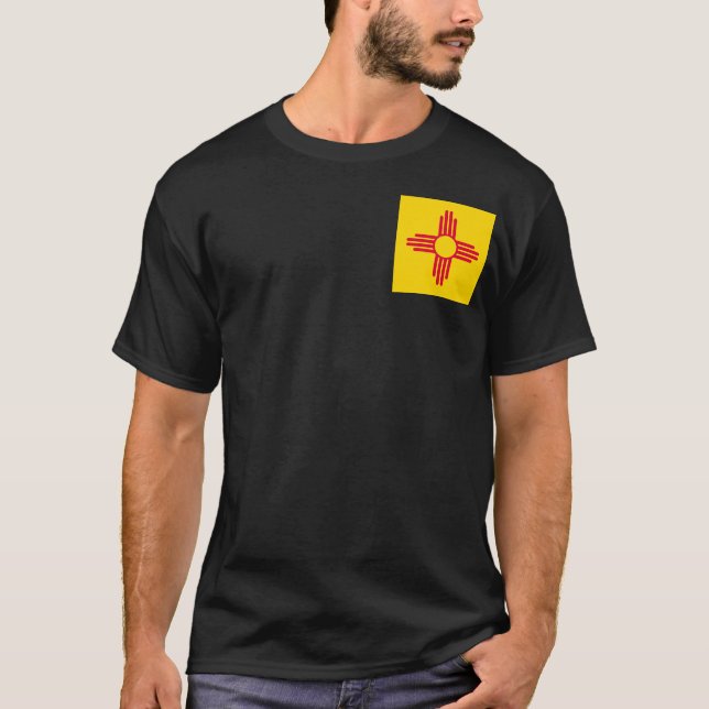 New mexico Statlig flagga design T Shirt (Framsida)