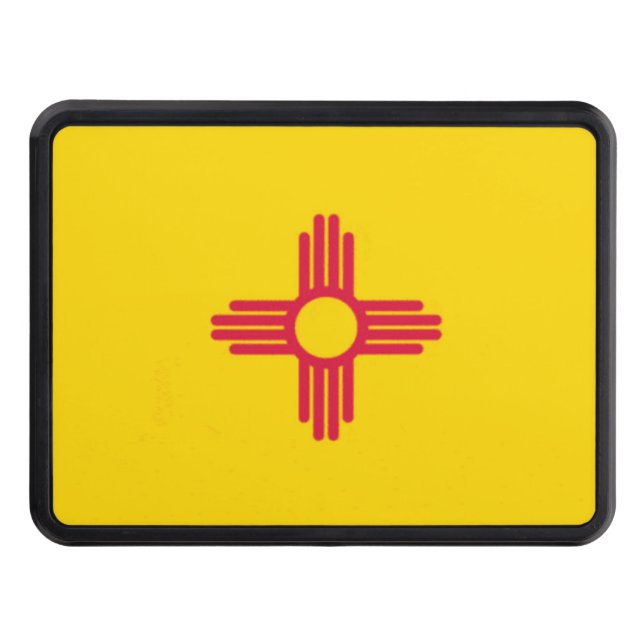 New mexico Statlig flagga Dragkroksskydd (Framsidan)
