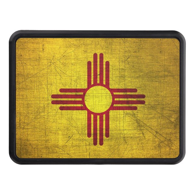 New mexico Statlig flagga Dragkroksskydd (Framsidan)