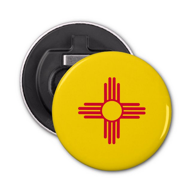 new mexico Statlig flagga Flasköppnare (Framsidan)